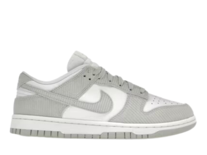 Nike Dunk Low Light Silver Corduroy (Women's)