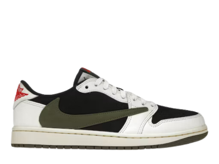 Jordan 1 Retro Low OG SP Travis Scott Olive (Women's) (Pre-Owned)