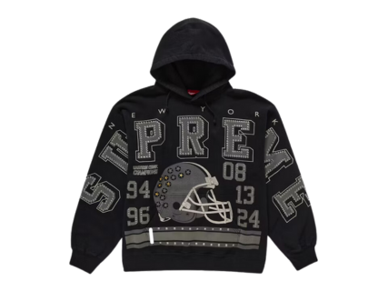 Supreme Champions Studded Hooded Sweatshirt Black (Pre-Owned)