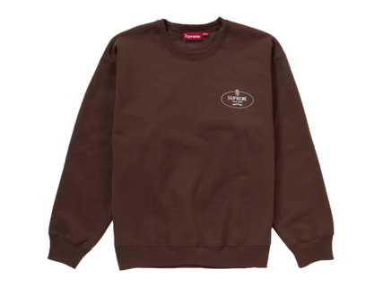 Supreme Crest Crewneck (FW24) Brown