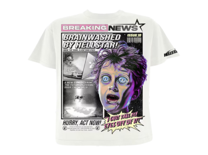 Hellstar Breaking News T-Shirt White