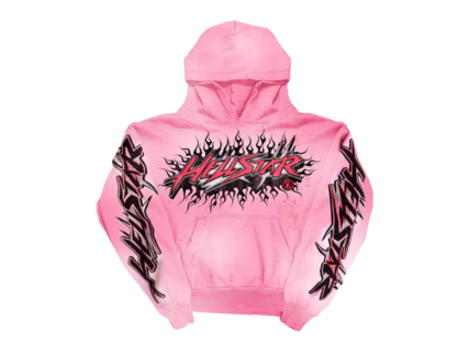 Hellstar Brainwashed Without Brain Hoodie Pink