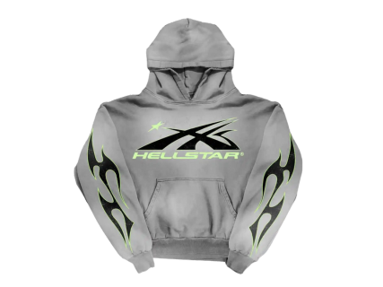 Hellstar Sports Core Logo Hoodie Grey