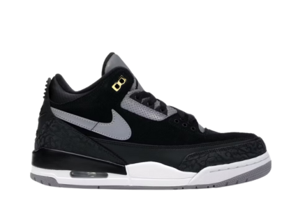 Jordan 3 Retro Tinker Black Cement Gold