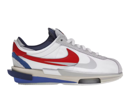Nike Zoom Cortez SP sacai White University Red Blue (Pre-Owned)