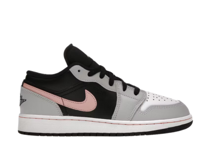 Jordan 1 Low Black Grey Pink (GS)