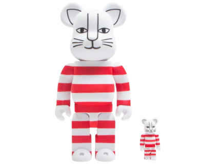 Medicom BE@RBRICK Lisa Larson Mikey Flocky Ver. 100% 400% Bearbrick Figure Set