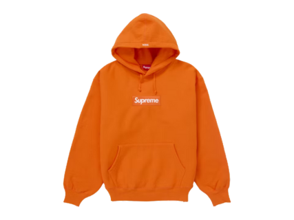 Supreme Box Logo Hooded Sweatshirt Sweatshirt (FW24) Dark Orange