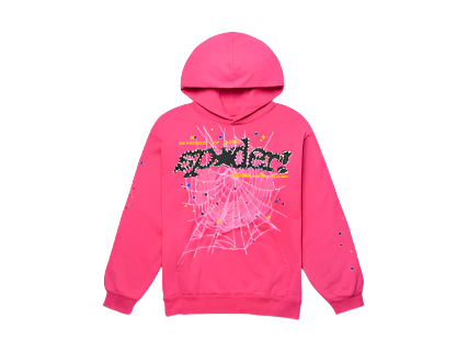 Sp5der P*NK V2 Hoodie Pink