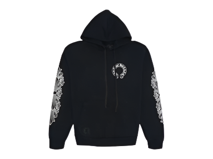 Chrome Hearts Horse Shoe Floral Hoodie (Pre-Owned)