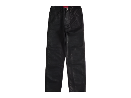 Supreme Faux Croc Painter Pant Black
