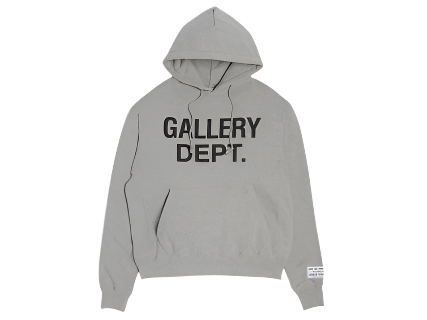 Gallery Dept. Center Logo Hoodie Grey (Pre-Owned)