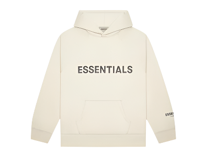 Fear of God Essentials Pullover Hoodie Applique Logo Buttercream (Pre-Owned)