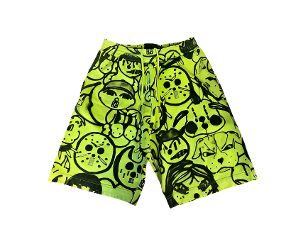 Givenchy x Chito Graffiti Graphic Sweat Shorts