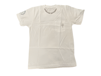 Chrome Hearts Cross Short Sleeve Pocket T-Shirt White (Pre-Owned)