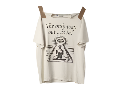 Gallery Dept Only Way Out T-Shirt White (Pre-Owned)
