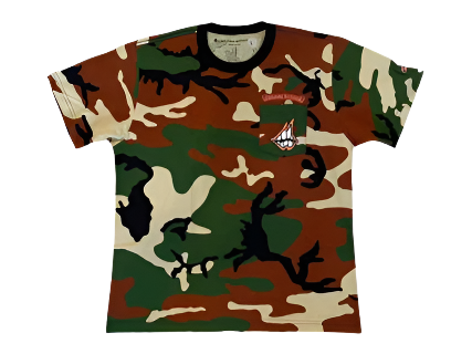 Chrome Hearts Matty Boy Camo Caution T-Shirt (Pre-Owned)