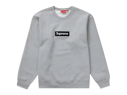 Supreme Box Logo Crewneck (FW22) Heather Grey (Pre-Owned)
