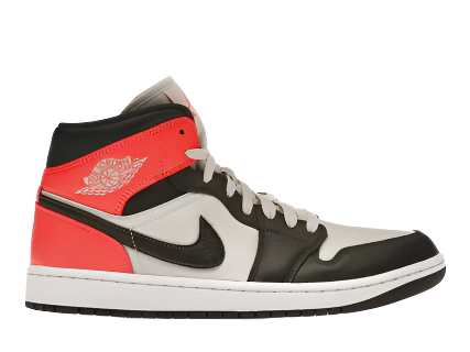 Jordan 1 Mid Newsprint Light Orewood Brown (Women's) (Pre-Owned)