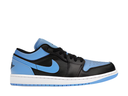 Jordan 1 Low Black University Blue