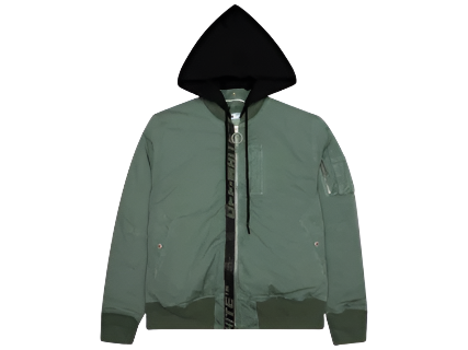 Off-White Vintage Arrow Bomber 'Hedge Green/Black'