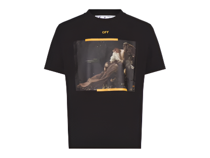 OFF-WHITE Arrow Caravaggio St. Fran Skate Slim Tee (Pre-Owned)