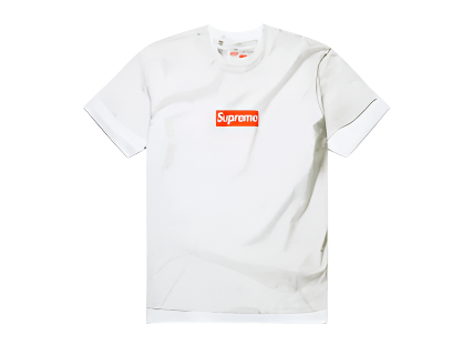 Supreme MM6 Maison Margiela Box Logo Tee White