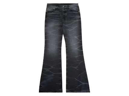 Cout de la Liberte Jimmy Black Rigid Flare Denim