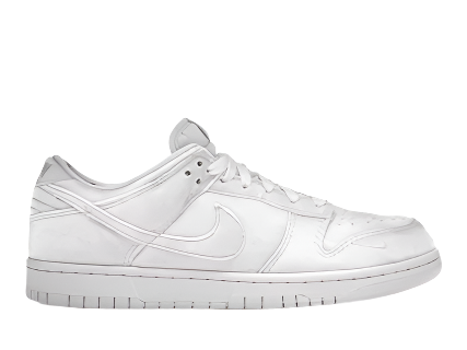 Nike Dunk Low Dover Street Market Triple White Velvet (Pre-Owned)