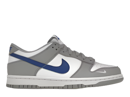 Nike Dunk Low Mini Swoosh Wolf Grey Game Royal (GS)