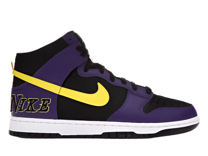 Nike Dunk High EMB Lakers