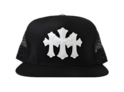 Chrome Hearts Cemetery Trucker Hat 'Black'