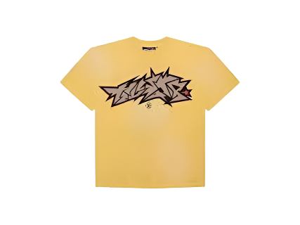 Hellstar Cracked Logo Distressed Tee