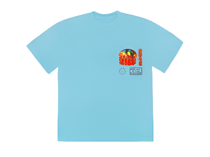 Travis Scott Cactus Jack C/O 2020 T-Shirt Light Blue