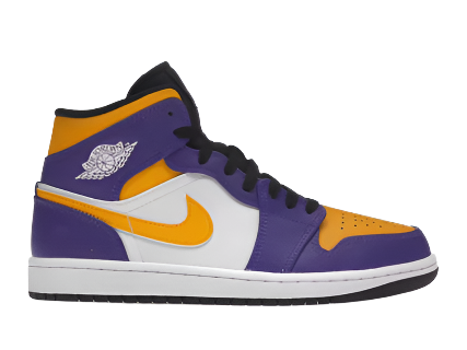 Jordan 1 Mid Lakers (2022)