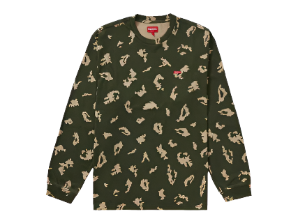 Supreme Small Box L/S Tee (FW21) Olive Russian Camo