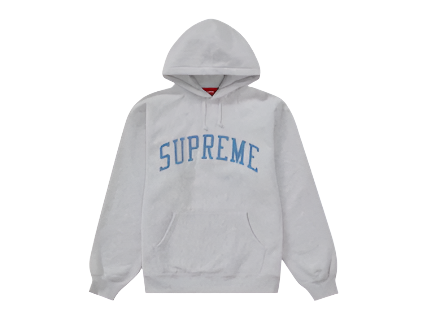 Supreme Stars Arc Hooded Sweatshirt Ash Grey