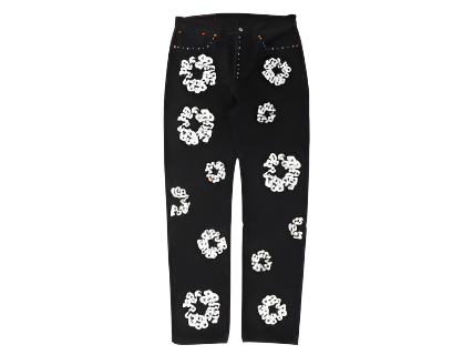 Denim Tears Levi's 501 Cotton Rhinestone Wreath Jeans