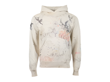 Saint Michael x Dr Woo Graffiti Hoodie Beige (Pre-Owned)