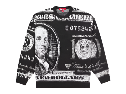 Supreme Money Sweater Black (Pre-Owned)