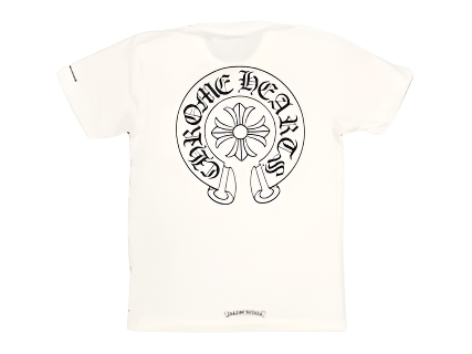 Chrome Hearts Horse Shoe Logo Pocket T-Shirt White (Pre-Owned)