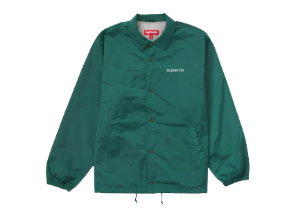 Supreme NYC Coaches Jacket Green