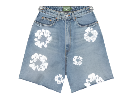 Denim Tears x Levi's The Cotton Wreath Jean Short Light Wash
