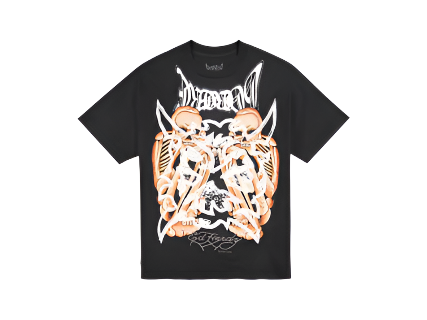 Ed Hardy by Ken Carson Hardcore Mens Rhinestone SS Tee (Pre-Owned)