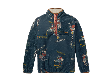 Kapital Kountry Calendar Printed Fleece Sweatshirt (Pre-Owned)