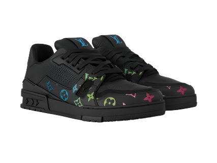 Louis Vuitton Trainer Black Multi Gradient
