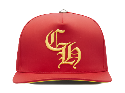 Chrome Hearts CH Baseball Cap Red/Yellow (Pre-Owned)