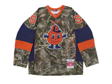 Supreme Mitchell & Ness NCAA Hockey Jersey Woodland Camo