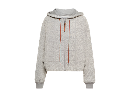 Loewe Anagram Jacquard Cotton Hoodie (Pre-Owned)
