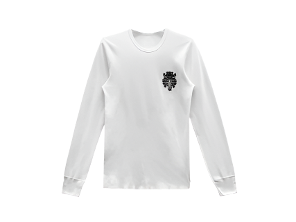 Chrome Hearts Dagger White Waffle Thermal Long Sleeve Tee (Pre-Owned)